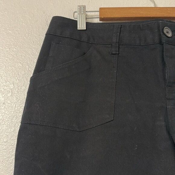 The Limited Flare Leg Crew Fit Black Jeans Womens 10 Denim Stretch Mid Rise 90s - Picture 6 of 12